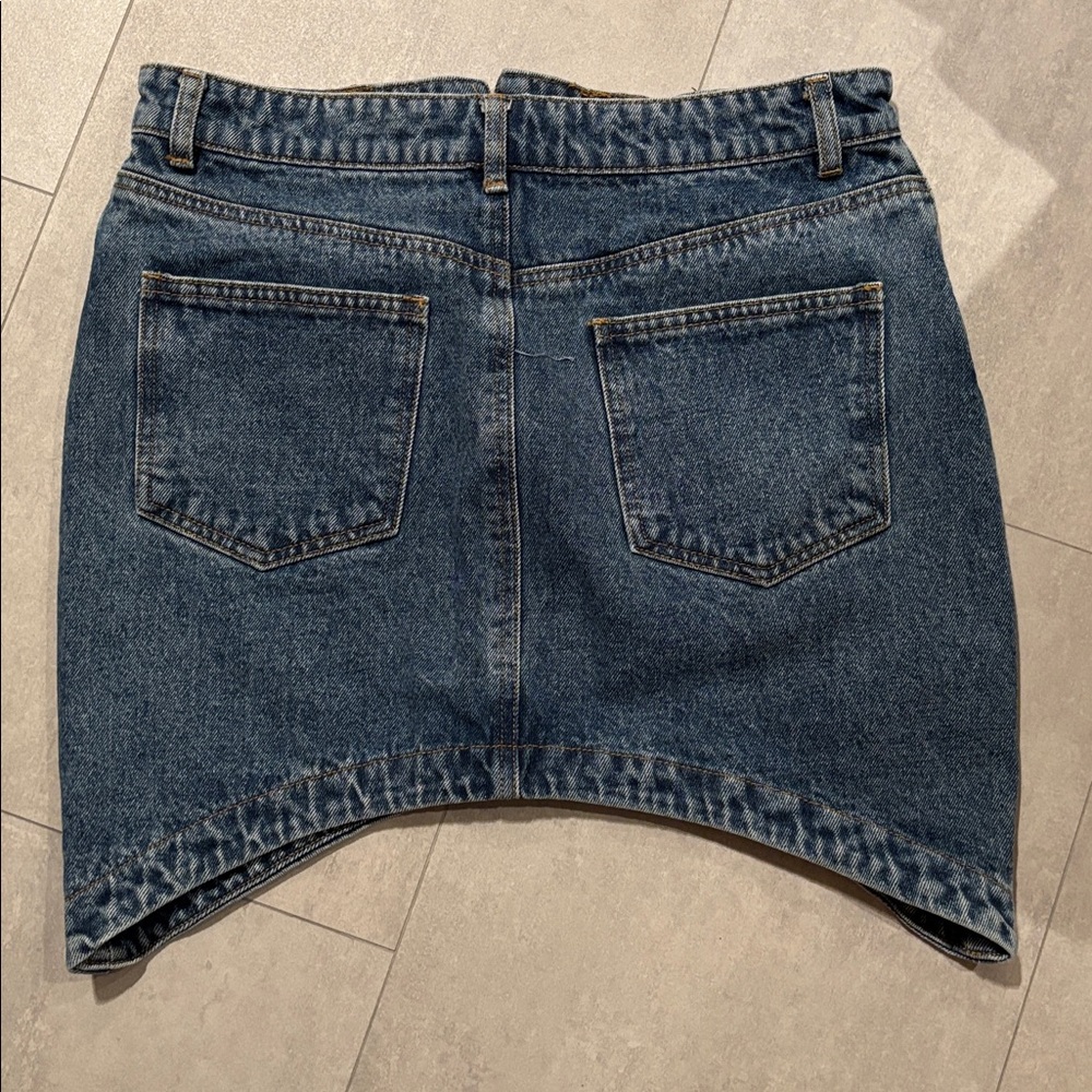 Pony Wild Blue Denim mini skirt - Picture 3 of 3